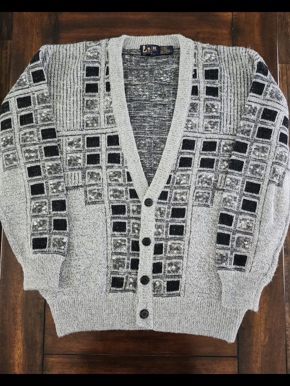 Eclectic Grandpa Vintage LR Cardigan Sweater